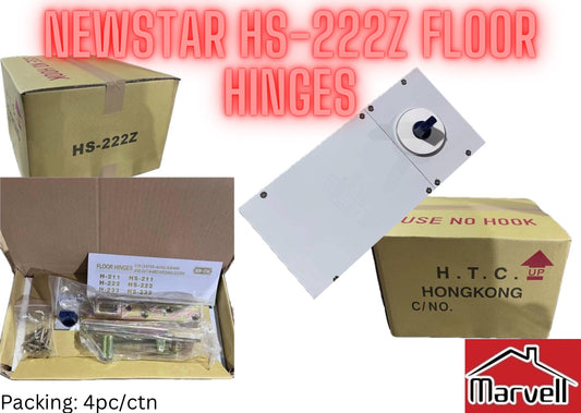 NEWSTAR HS-222Z Floor Hinge For Glass Doors