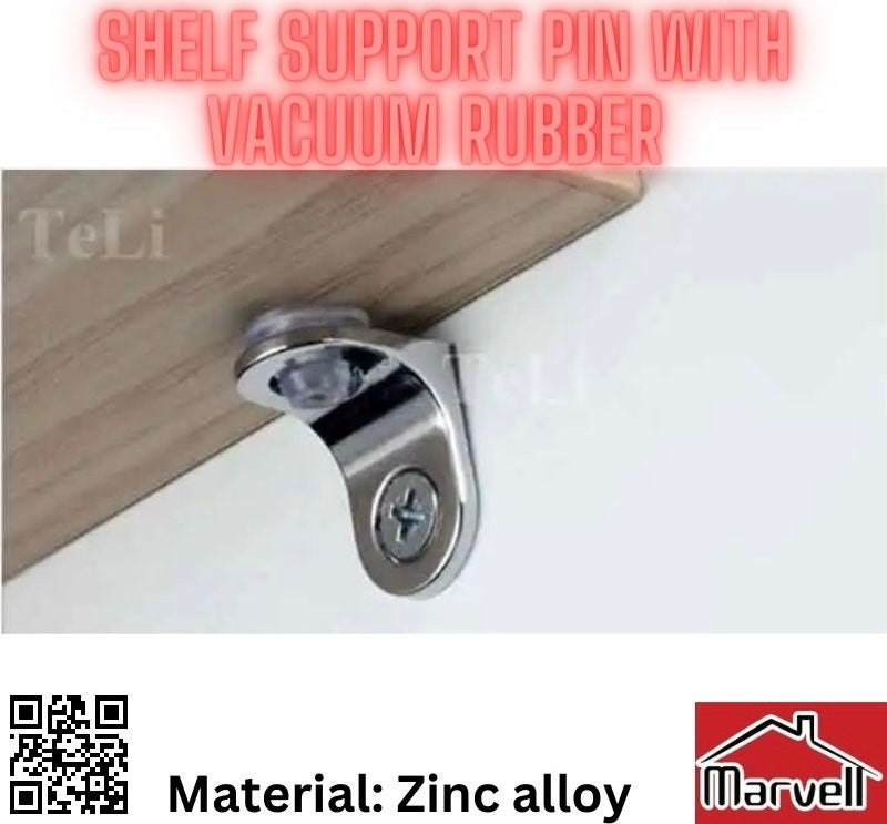 Shelf Support Pin With Vacuum Rubber