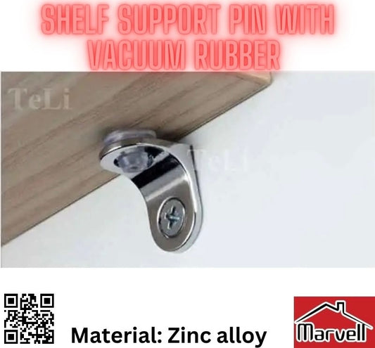 Shelf Support Pin With Vacuum Rubber
