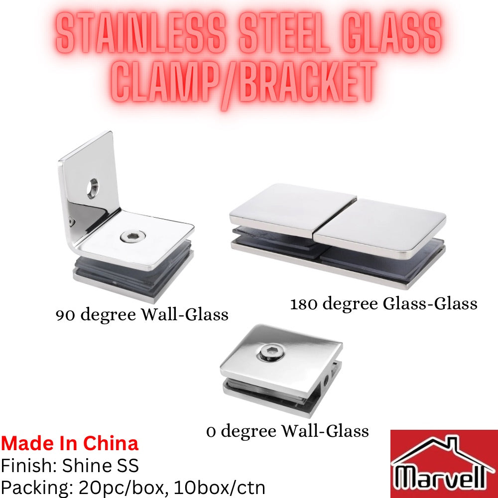Stainless Steel Glass Clamp/Brackets