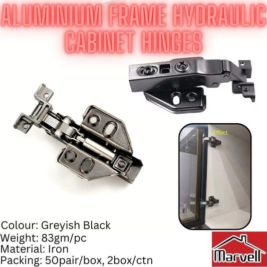 Aluminum Frame Hydraulic Cabinet Hinge