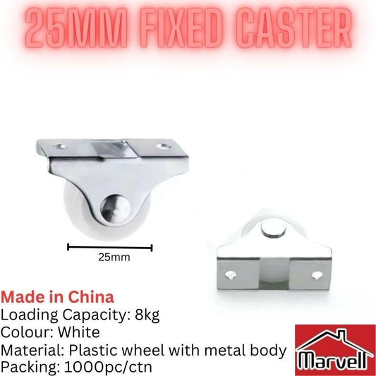 25mm Fixed Castor