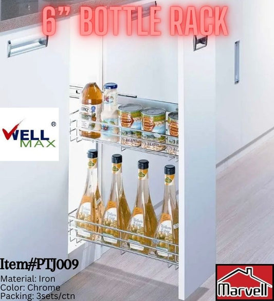 Wellmax 2 Layer 6” Bottle Rack PTJ009