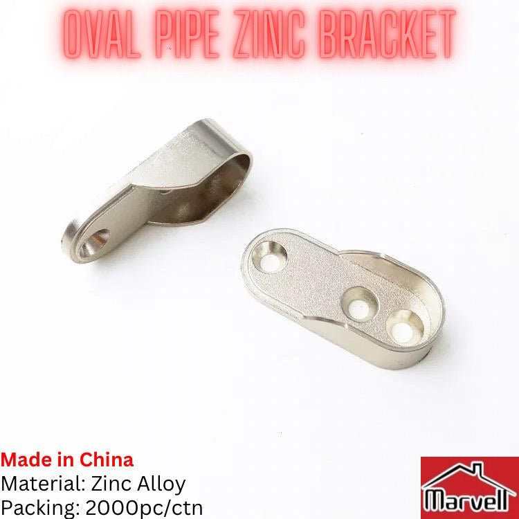 Zinc Alloy Oval Pipe Bracket