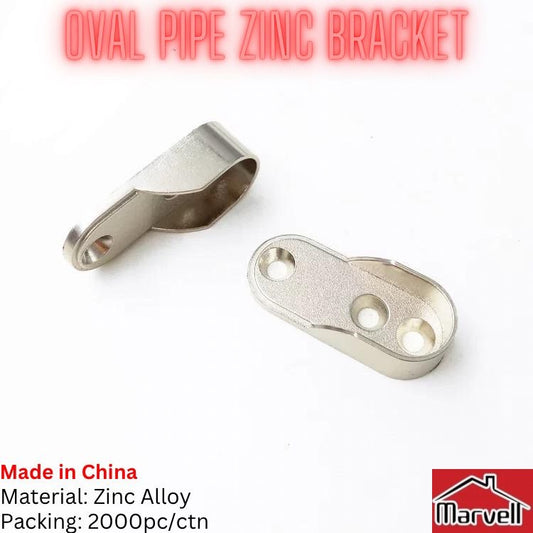 Zinc Alloy Oval Pipe Bracket