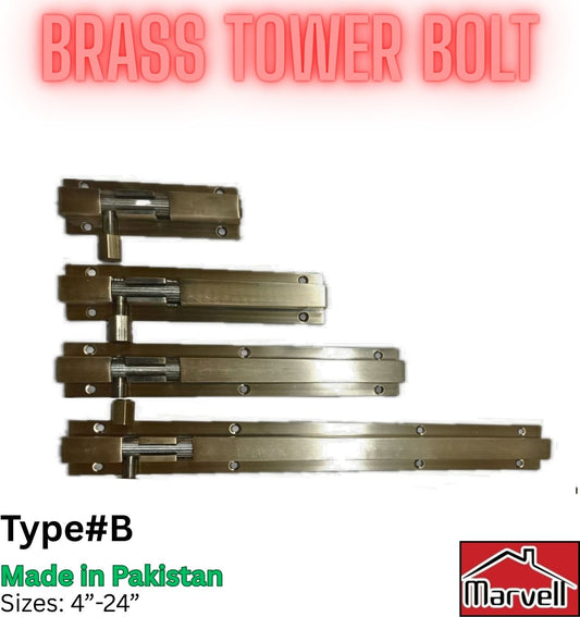 Brass Tower Bolt Type#B