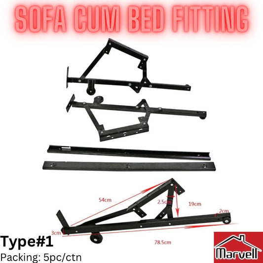 Marvell Sofa Cum Bed Fitting Type#1