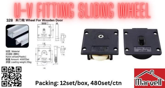 U-V Line Plastic Sliding Wheel