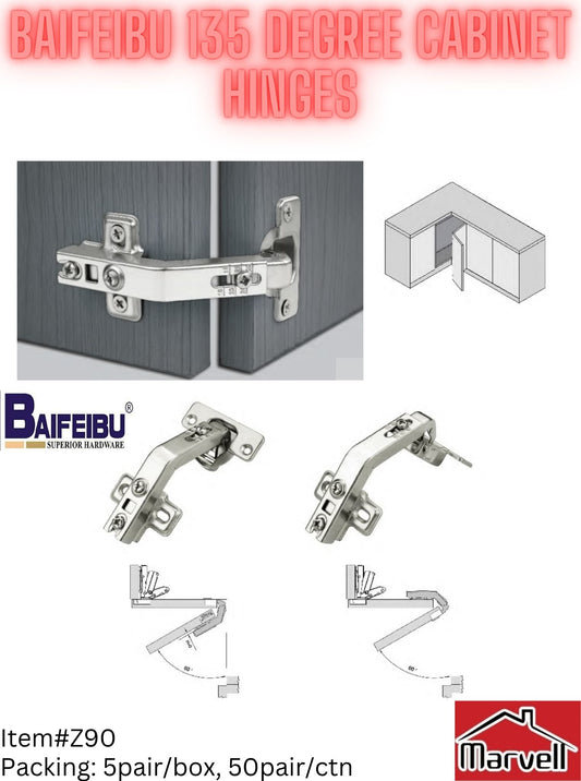 Baifeibu 135 Degree Cabinet Hinges