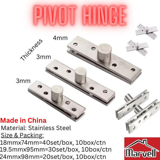 Marvell Stainless Steel Pivot Door Hinge