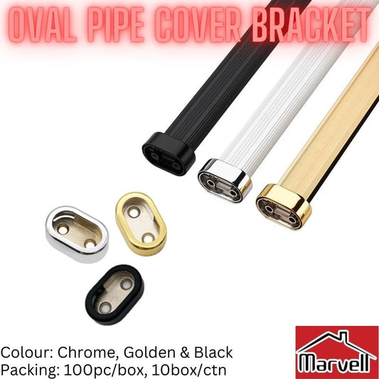 Oval Pipe Cover Bracket