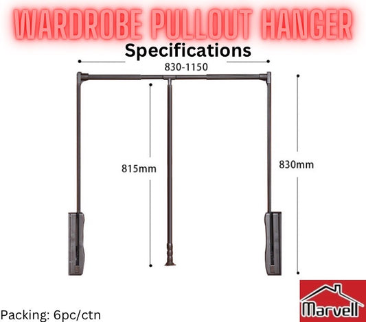 Wardrobe Pull-Out Hanger