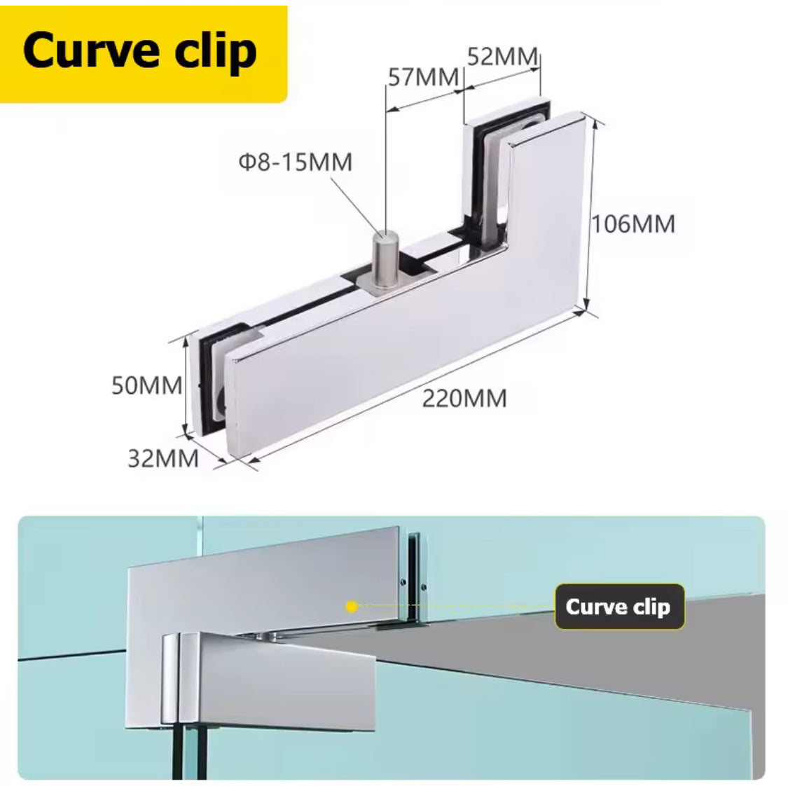 Marvell Stainless Steel Glass Door Patch Fittings – Lock, 10, 20, 30 & 40 Series – Polished Finish