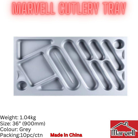 Marvell 900mm China Cutlery Tray