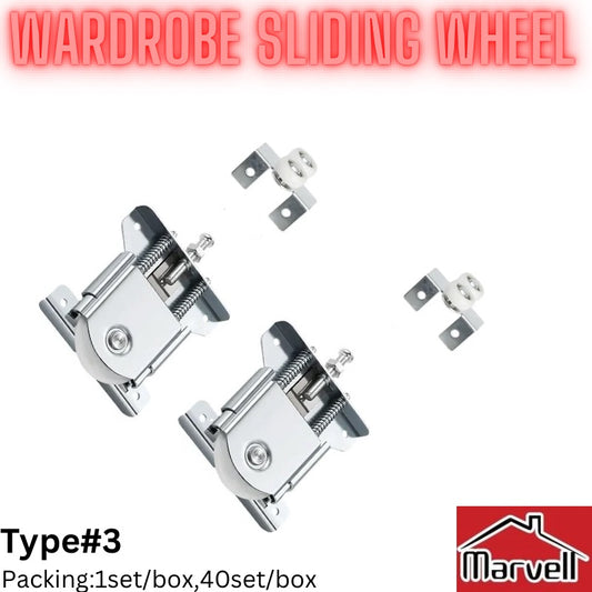 Wardrobe Sliding Spring Wheel Type#3