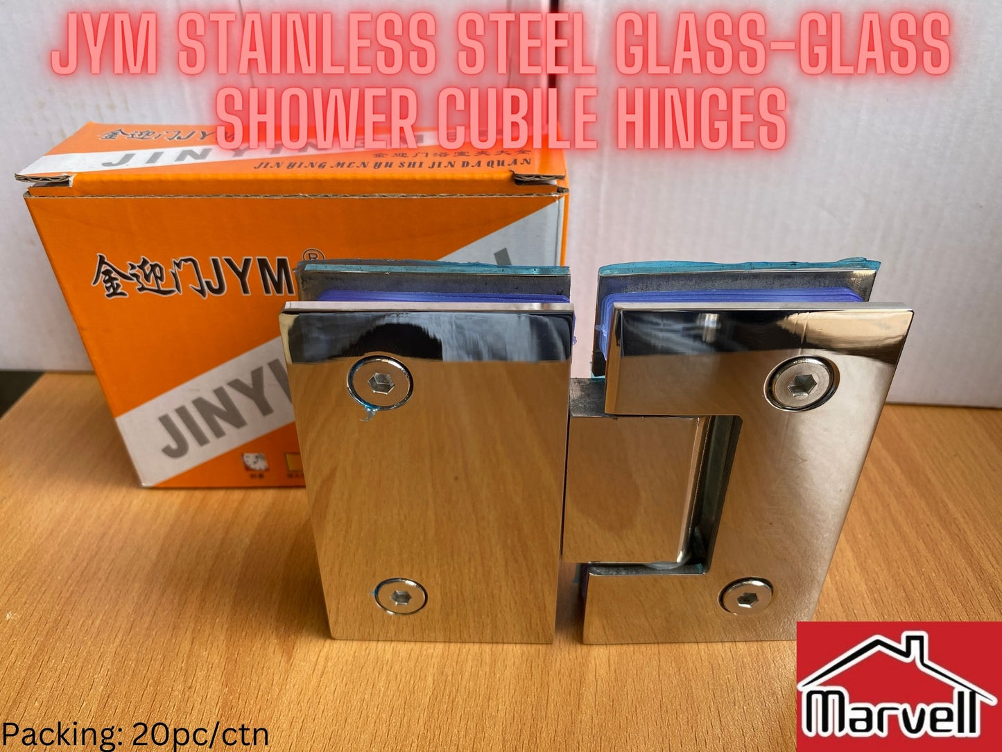 JYM (JINYINGMEN) Stainless Steel Shower Cubicle Hinge