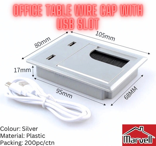 Marvell PVC Wire Cap with 2 USB Slots