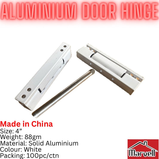 Marvell Aluminium Door 4” Hinge
