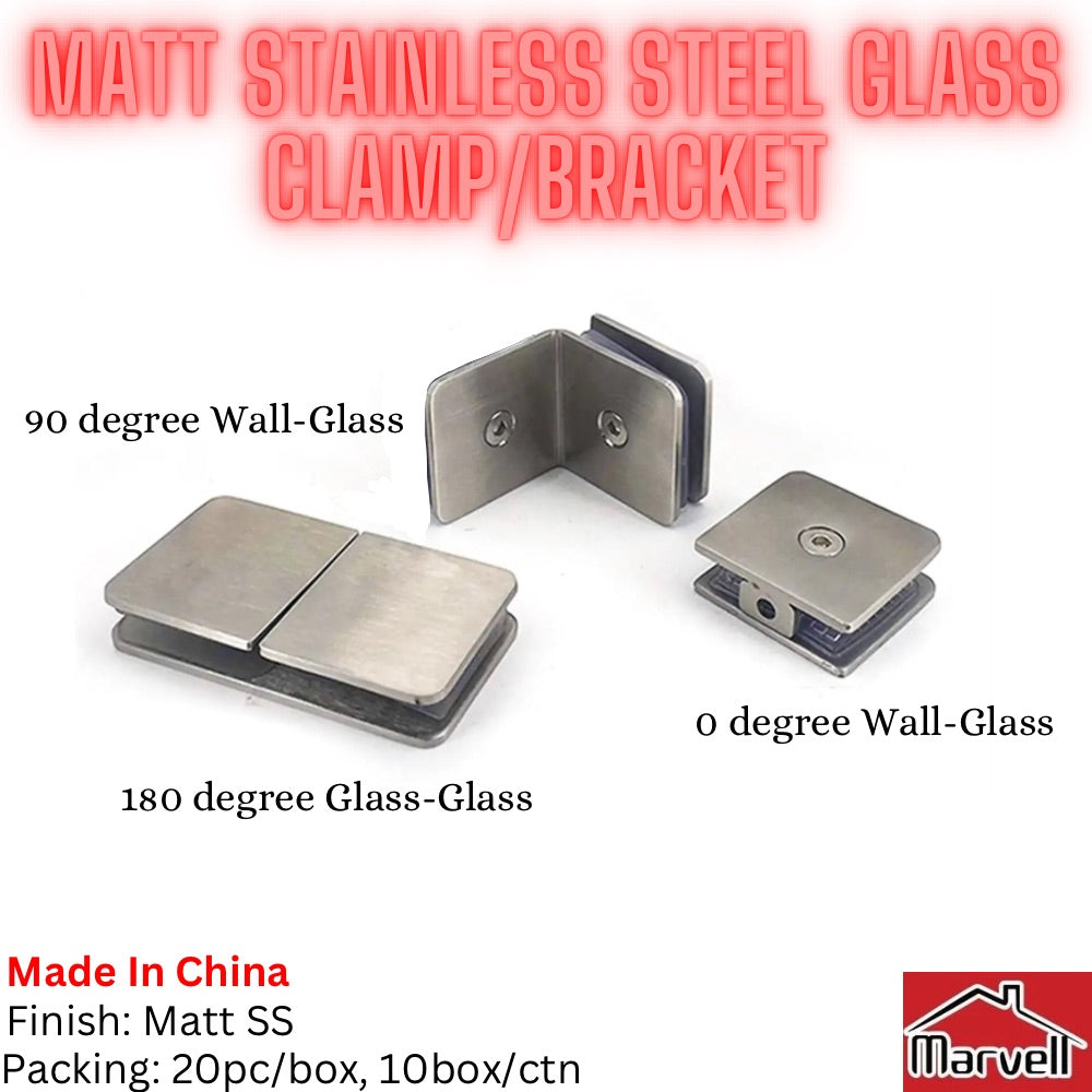Stainless Steel Glass Clamp/Brackets