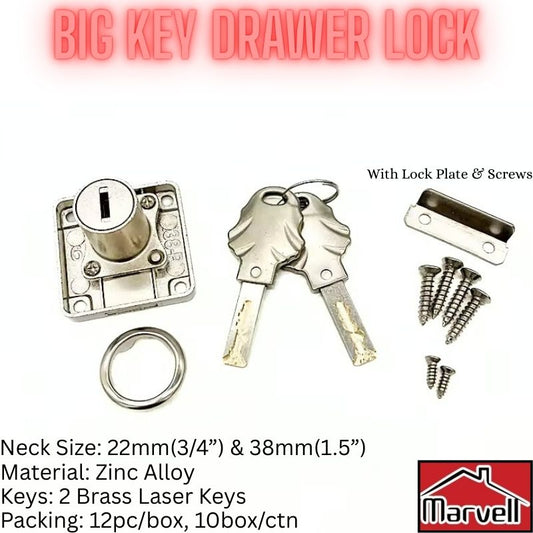 Big Key Drawer Lock