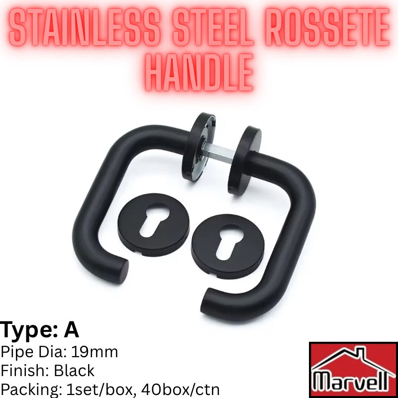 Stainless Steel Rossete Handle