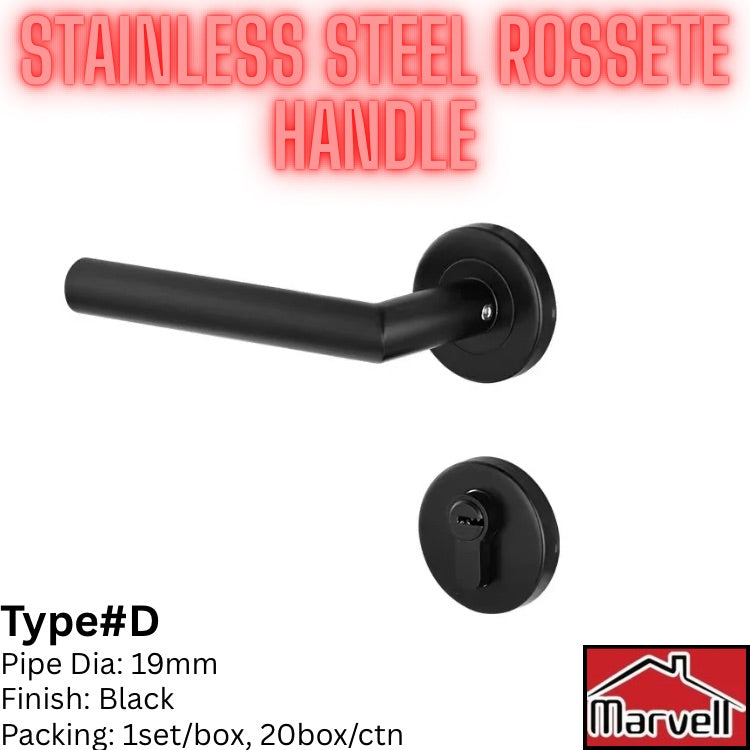 Stainless Steel Rossete Handle