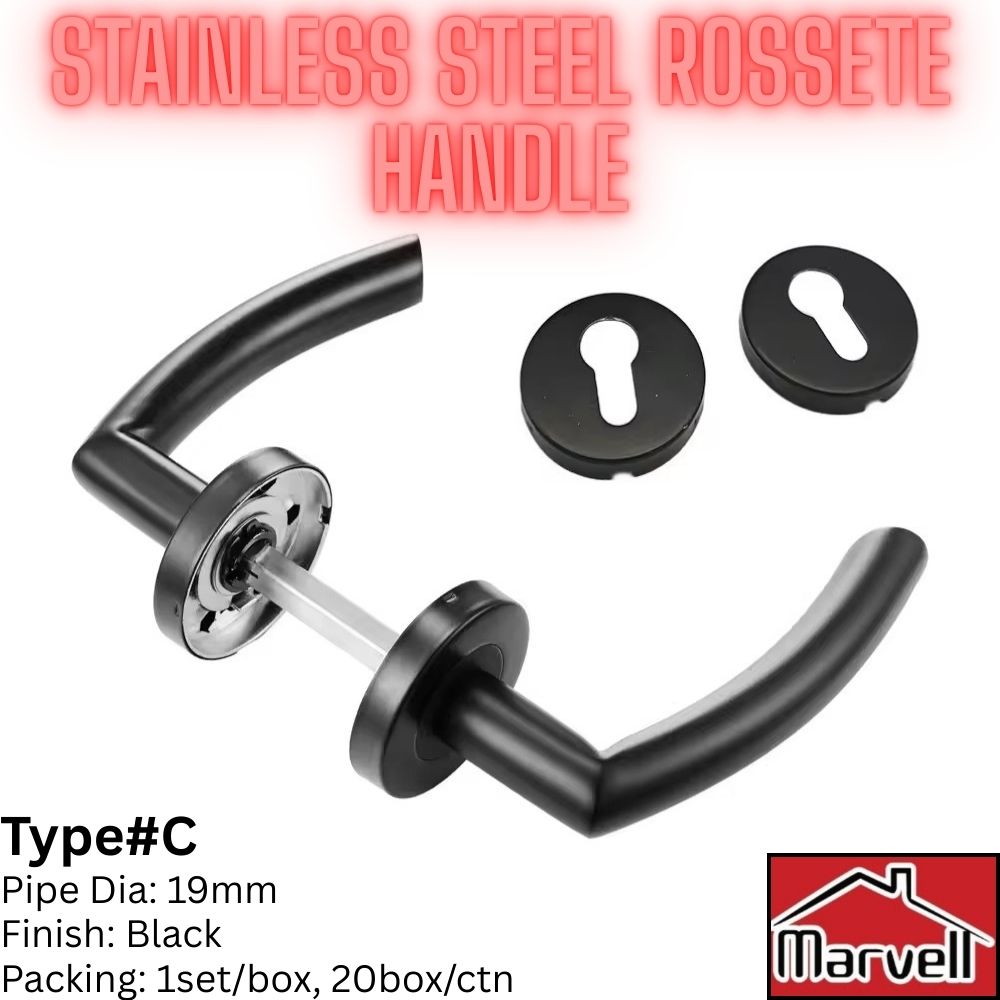 Stainless Steel Rossete Handle