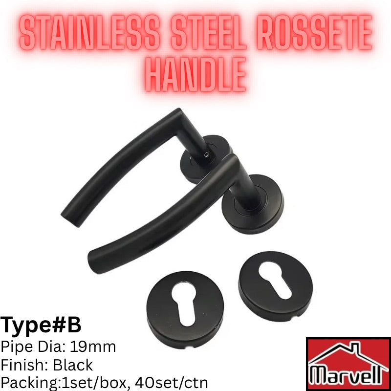 Stainless Steel Rossete Handle