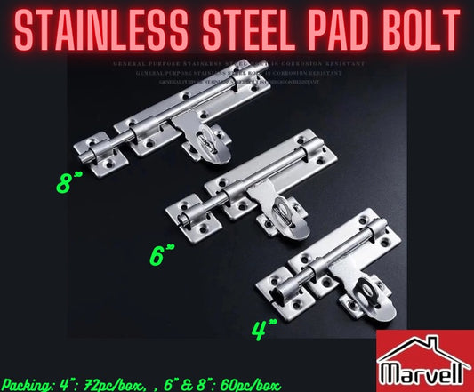 Stainless Steel Pad Bolt Light