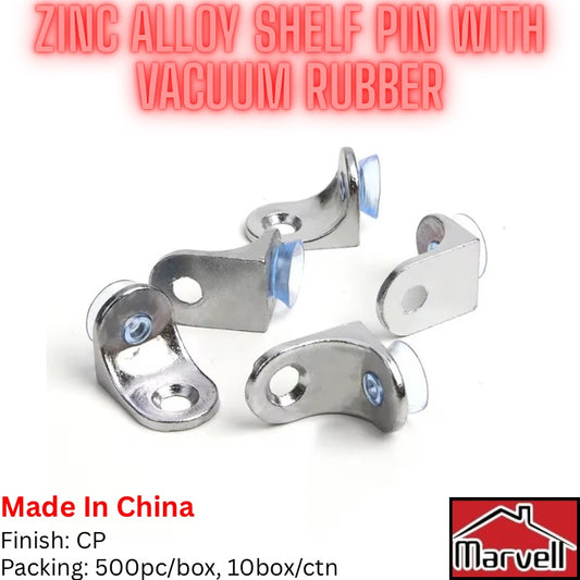 Shelf Support Pin With Vacuum Rubber