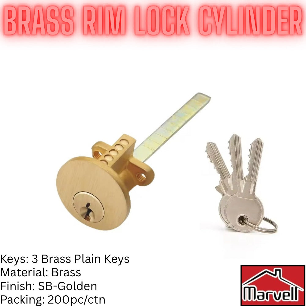 Brass Rim Lock Cylinder