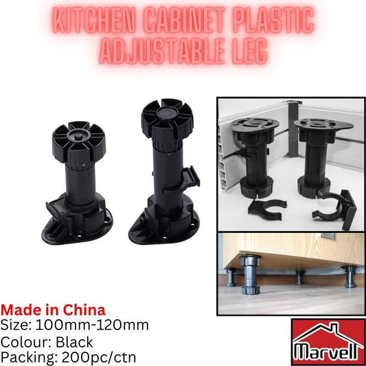 Kitchen Cabinet Plastic Adjustable Leg